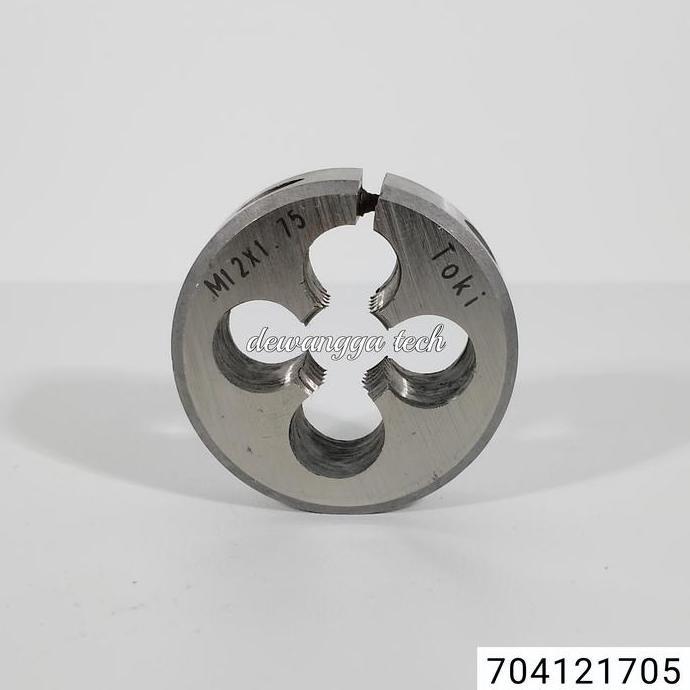 Senai m12x1.75 round dies m12 x 1.75 snei sney bulat m12