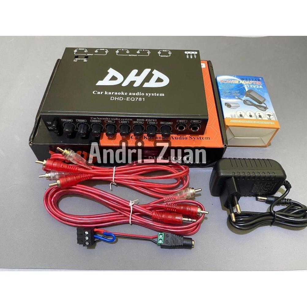 Paket Siap Pakai-Parametrik Equalizer Mobil DHD EQ-781Untuk Sound Rumahan