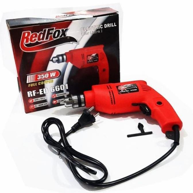 Mesin Bor listrik 10mm Redfox RF-ED6601 electric drill