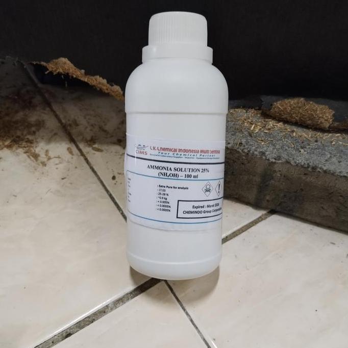 ammonia 25% - 100ml ready stock