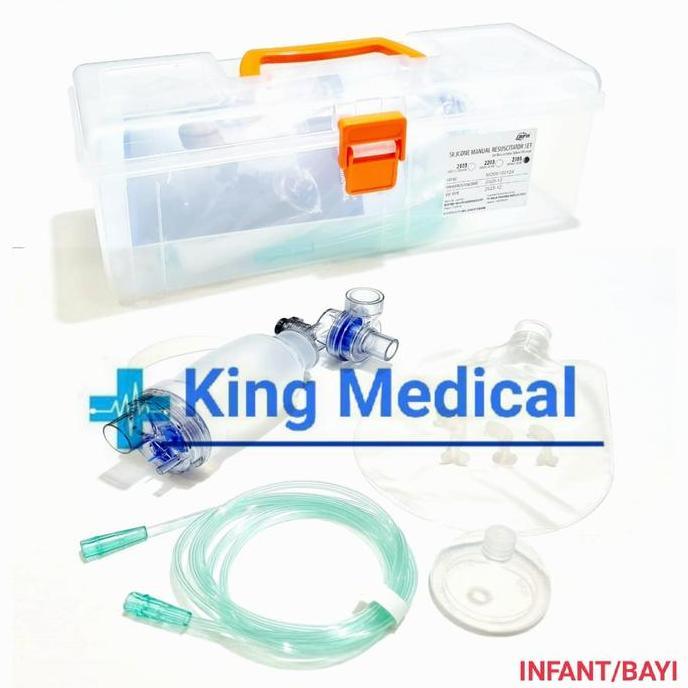 Ambu Bag/Resucitator Set Manual Bayi MPM Silicone