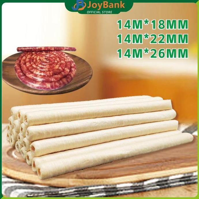 DIONAND Casing Sosis Kolagen 14M 18-26mm Food Grade Halal Edible untuk Pembuatan Sosis Makanan Dagin