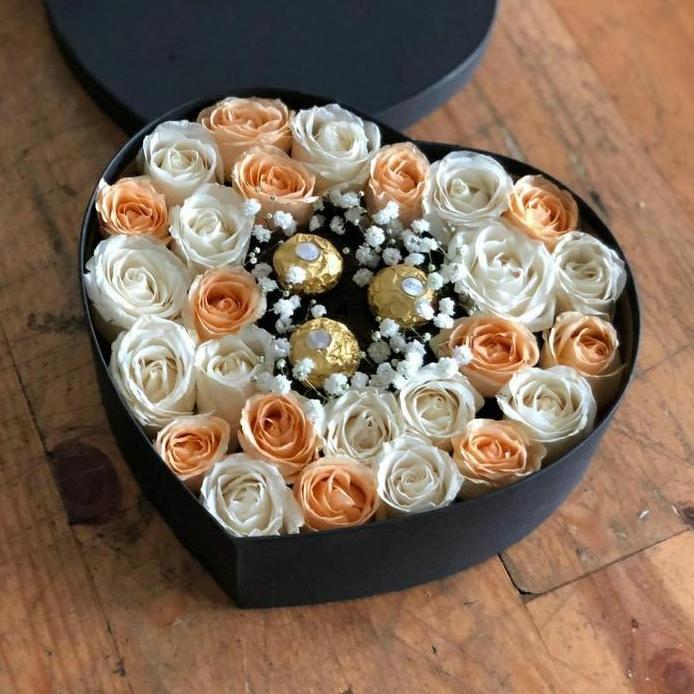 Ready BUKET BUNGA COKLAT BOX/FLOWER BOX CHOCOLAT/BUKET BUNGA COKLAT/KADO VALENTINE