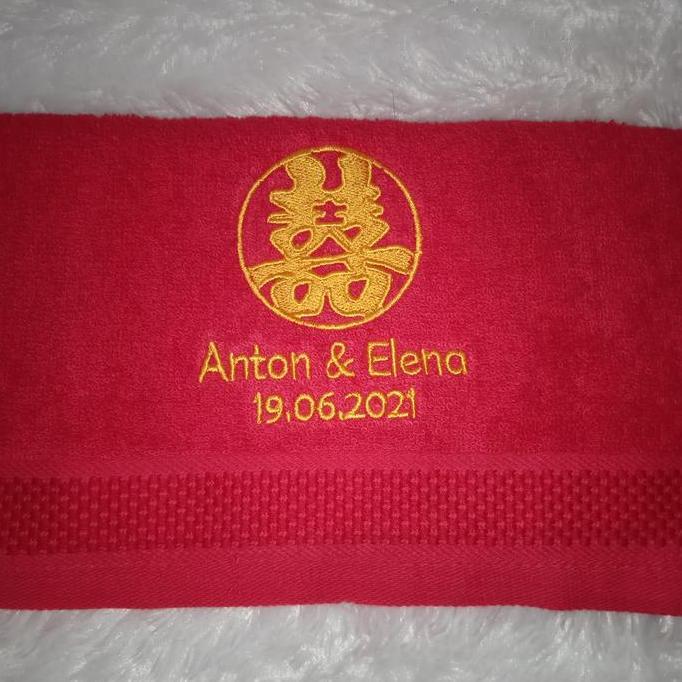 Ready Handuk Shuang Xi / Xuang Xi / Tea Pai / Wedding Custom
