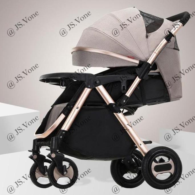 Kereta Dorong Bayi Baby Bliss x Nevi Baby / Baby Stroller 2 Arah BillT Termurah