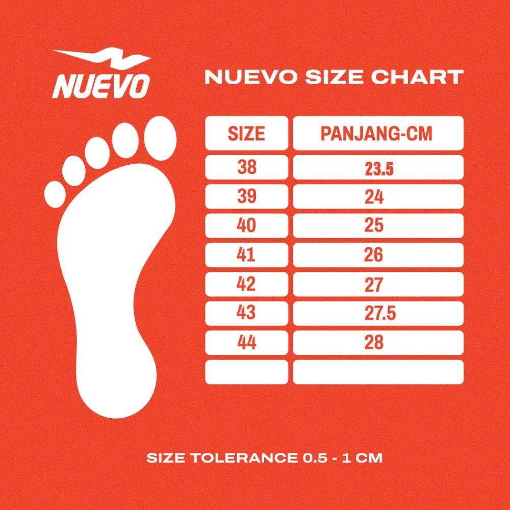 BEST SELLER NUEVO - SEPATU LARI PRIA NUEVO VELOCITY PUTIH SILVER OLAHRAGA RUNNING COWOK RINGAN