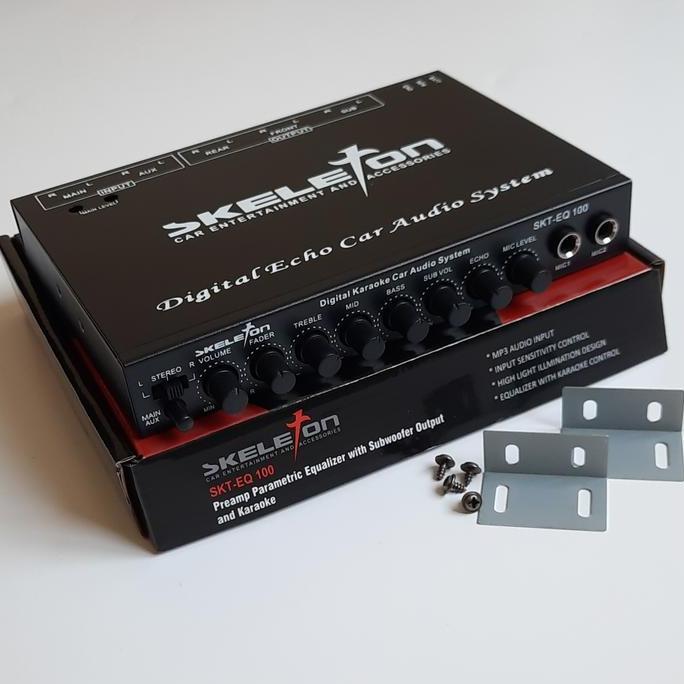 OWZY Preamp Parametric Equalizer Mobil Dengan Subwoofer Output