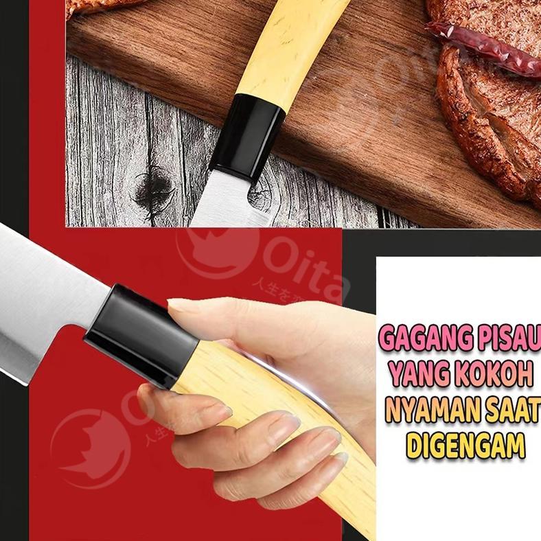 TERBARU 5 PCS Pisau Set Kualitas Tinggi Stainless Steel Multifungsi Pisau Dapur Pisau Jepang Super T