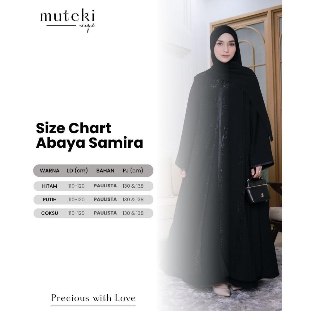 Saless [Muteki] Samira Abaya Dress - Abaya Muslimah By Muteki Unique