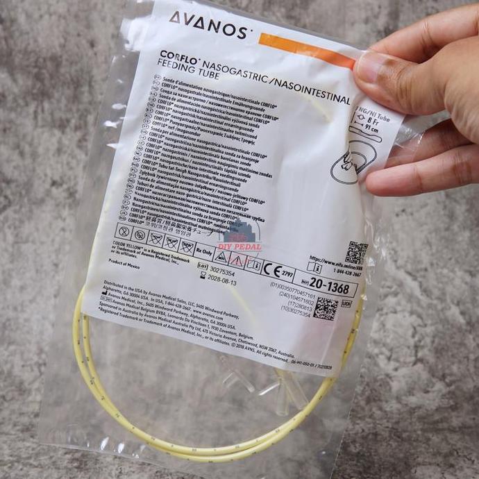 NGT Silicon FR8 Nasogastric Tube Corflo Avanos Halyard 3 bulan