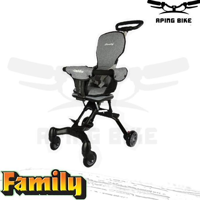 Stroller Family FS-TRV Dorongan Bayi Lipat Roda 4 Alat Bantu Anak Termurah
