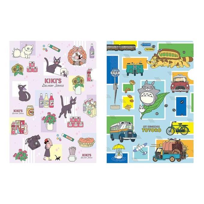 TERMURAH - File Holder A4 Studio Ghibli Kiki Jiji Map Kertas Limited Edition