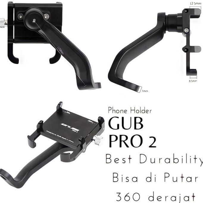 Holder Hp Phone Holder Motor GUB PRO 2 Dudukan Hp Motor di Spion