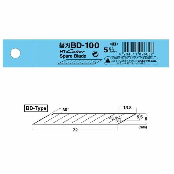 Isi Refill Cutter Blade NT BD100