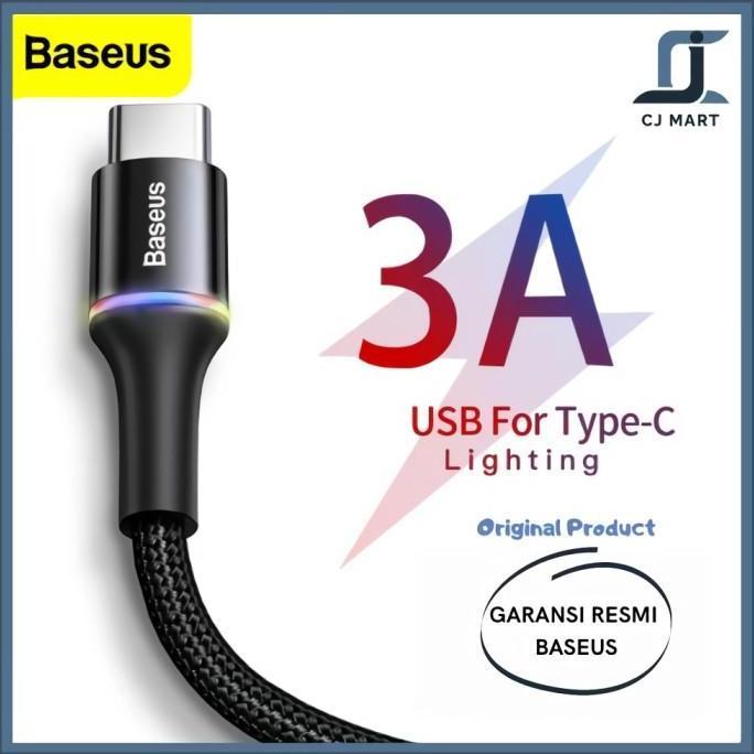 KABEL DATA LED BASEUS HALO FAST CHARGING TYPE C