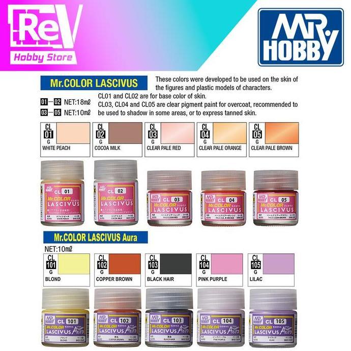 Promo Mr Color Lascivus White Peach Cl01 Cod