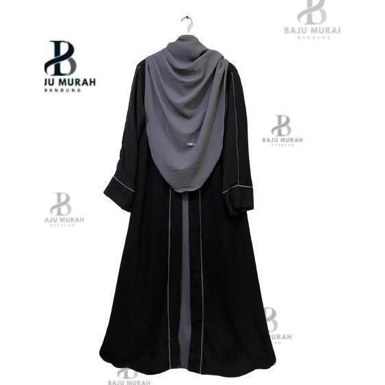 Disc Abaya Putri Set Gamis Syar'I Crinkle Airflow S-Xxl