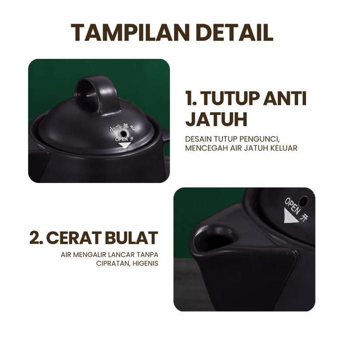 Freshmint- Teko Keramik/Panci Obat Listrik/Panci Godok Obat China/Teko Listrik