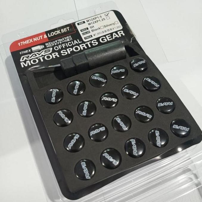 Lugnut Mur Baut Velg Mobil Racing Rays Replika 1.5 mm [terbaik]