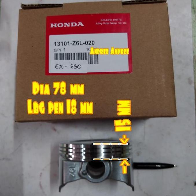 *#*#*#] Piston Only Genset Honda V Twin GX-630 GX-660 GX-690 size std Original