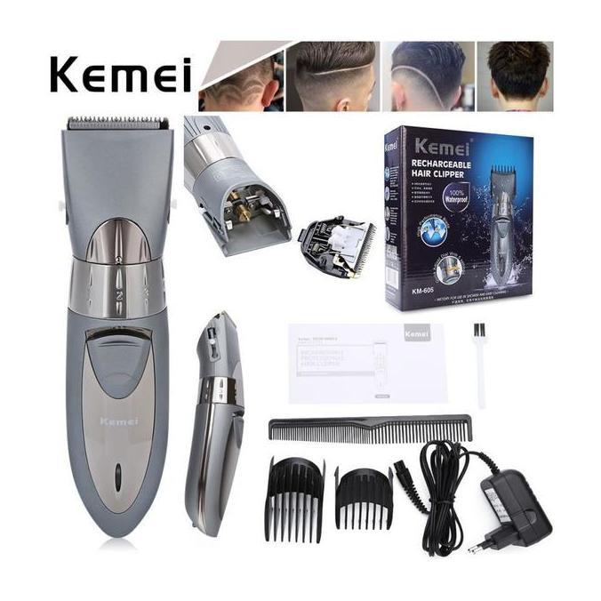 begi_goedang - alat cukur kemei km-605 mesin cukur rambut hair clipper