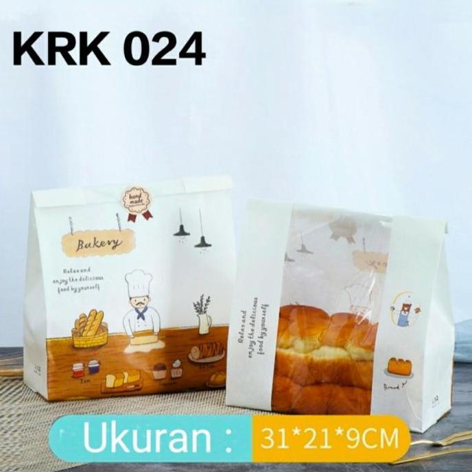 @=@=@=@=] Plastik Kertas Roti Tawar KRK024 Kemasan Roti