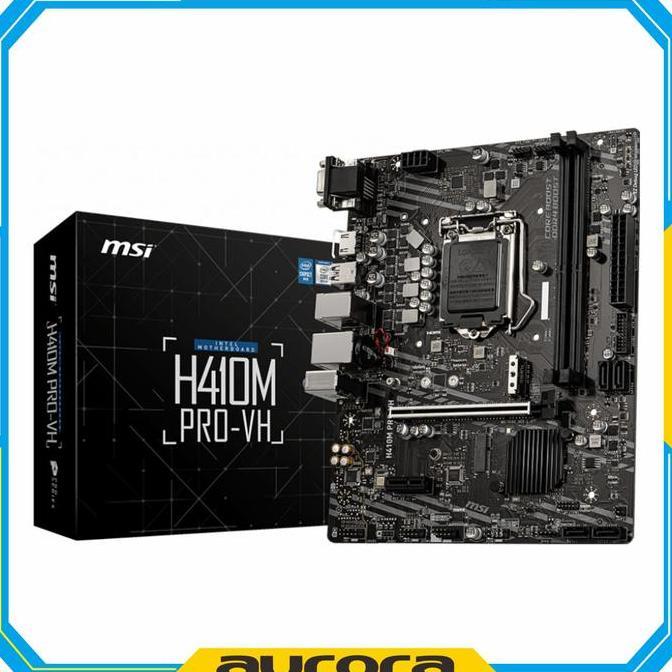 MSI H410M PRO-VH LGA 1200 COMET LAKE H410 DDR4 MOTHERBOARD MAINBOARD ORIGINAL DAN TERPERCAYA