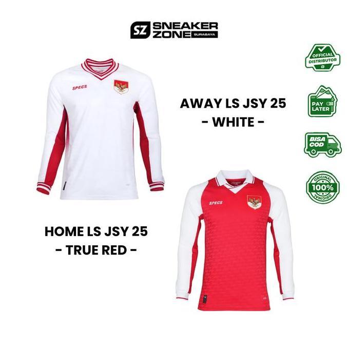 TERMURAH - SPECS TIMNAS FUTSAL LONG SLEEVE JSY 25 - JERSEY FUTSAL SPECS - SPECS - JERSEY LONG SLEEVE