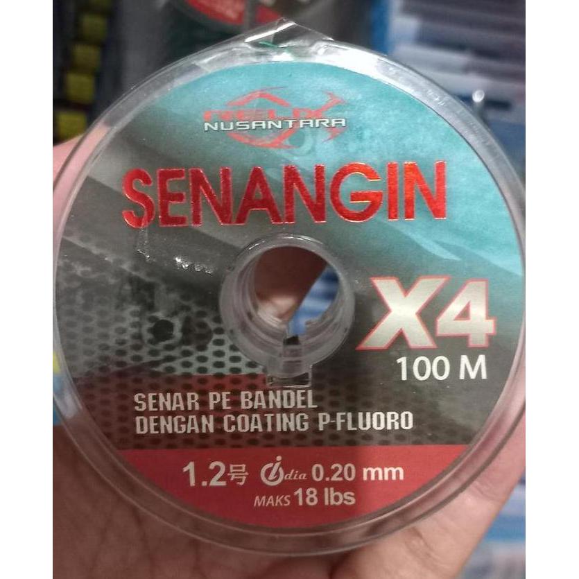 Promo Senangin Benang Braided Relix Nusantara PE SENANGIN X4 Multicolor 100M Jig Reel untuk Pecinta 