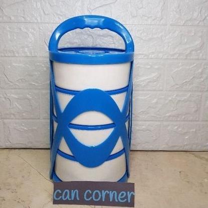 BESTPROMO Rantang Monthong Susun 4 / Rantang Susun / Rantang Plastik / Rantang Susun Piknik / Rantan