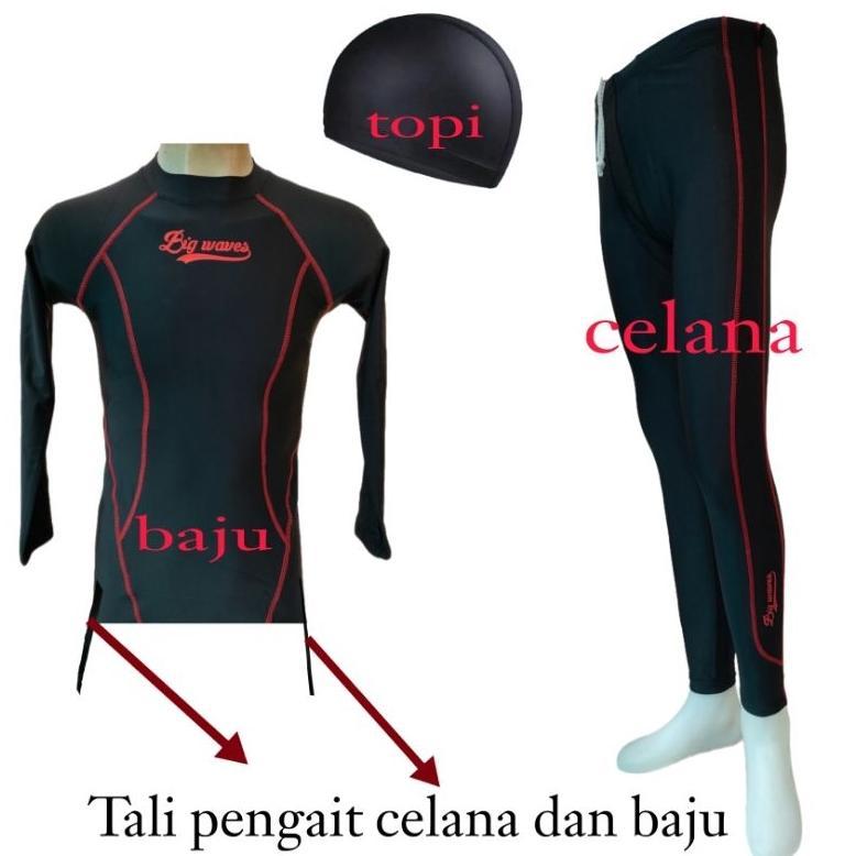 Baju Renang Pria Dan Wanita Baju Renang Setelan Atas Bawah Baju Renang Dewasa Baju Renang Tangan Pan