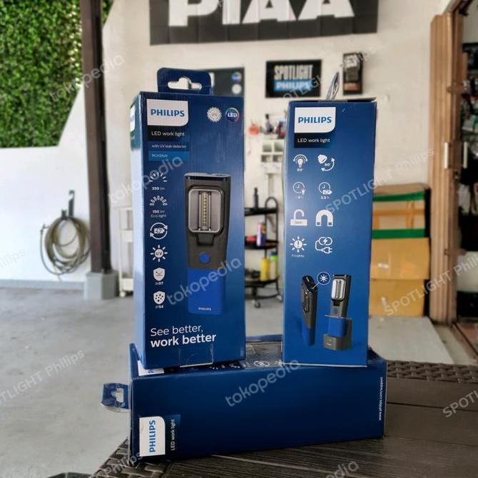 TERBARU - Senter LED Philips RCH31UV Work Light Senter UV