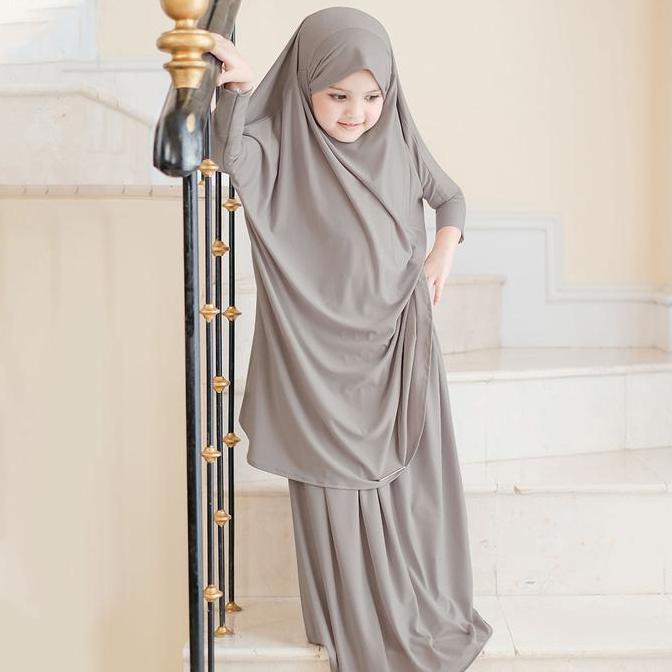 Lozy Hijab - Shameera Prayer Set Kids (Mukena Jersey Lozy x Hamidah) Original