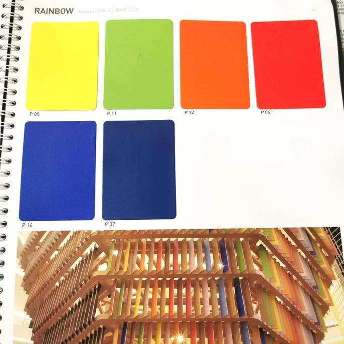 Promo Pvc sheet Taco sheet motif Solid polos doff 0.3mm lapisan mebel Diskon