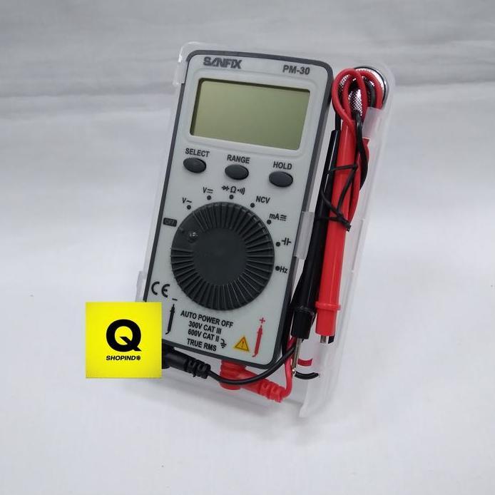 Sanfix PM-30 / PM 30 / PM30 Pocket Digital Multimeter / Multimeter saku / Avometer
