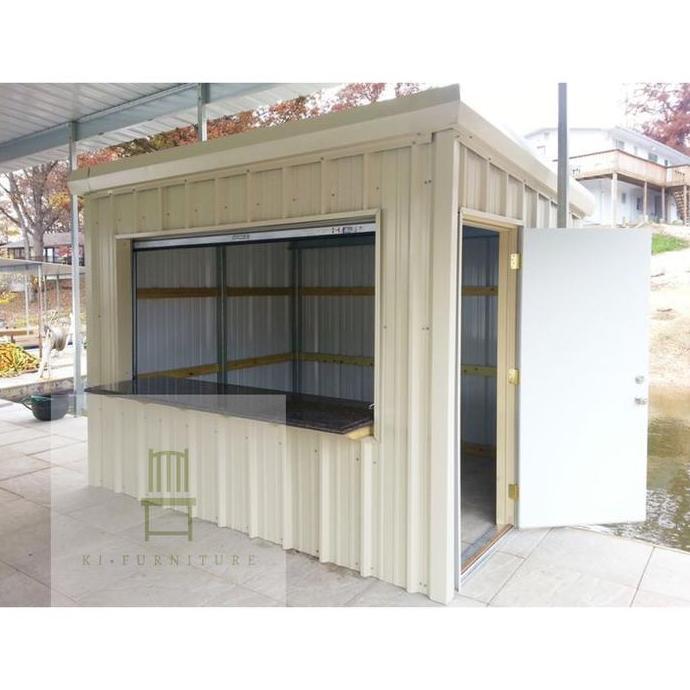 Terlaris Booth Custom Container Stand