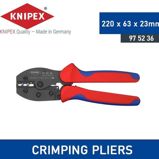 Terlaris Knipex Tang Crimping 97 52 36 Knipex Preciforce Crimping Pliers