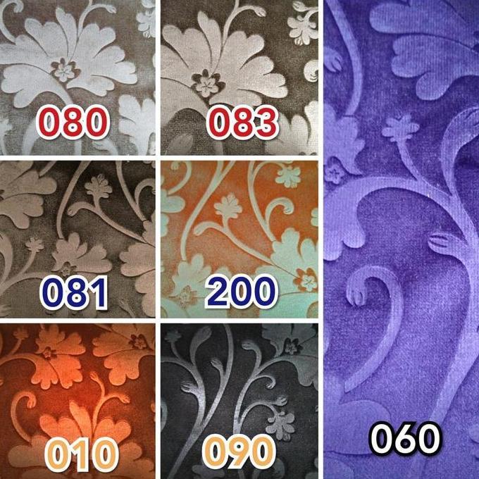 IROSAKA KAIN SUEDE UNTUK SOFA KURSI ATEJA INTERIOR - PALMERA (Bunga Glossy)