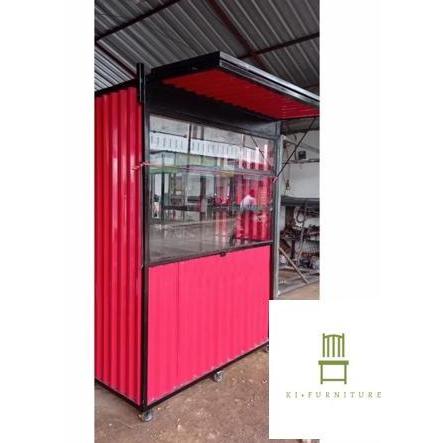 Terlaris Booth Semi Container / Gerobak Dagang / Resto Cafe