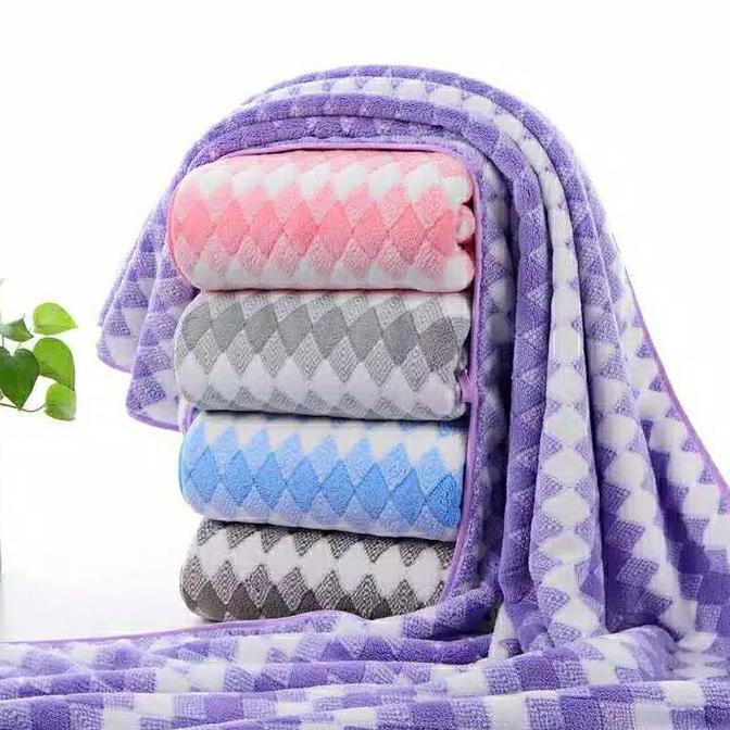 FYP 01 PCS HANDUK TOWEL JOY LIFE / TEXTILE BOUTIQUE KOTAK SIZE 70X140 / 50 *