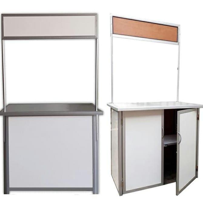 Terlaris Booth Portable / Meja Lipat / Event Desk / Meja Jualan Polos