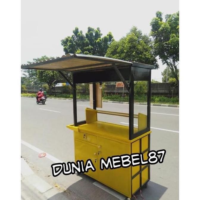 Terlaris Gerobak Kayu Jati Belanda Murah Gerobak Jualan Booth Kekinian