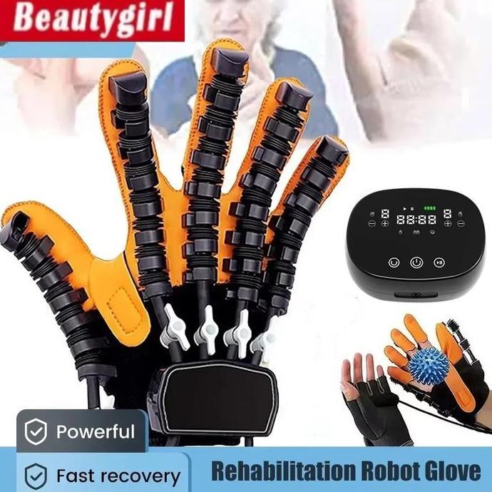 EREINO Sarung Tangan Stroke Alat Pijat Alat Terapi Untuk Stroke Rehabilitasi Smart Rechargeable Port
