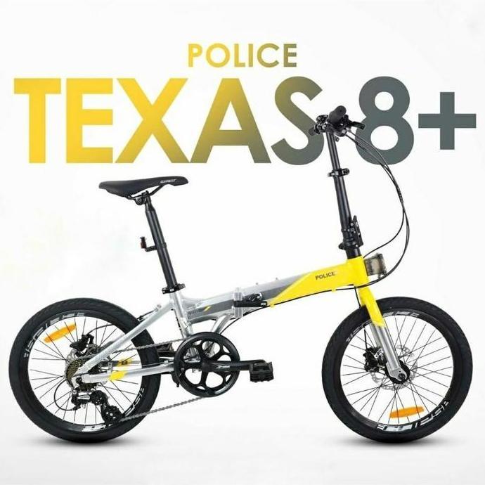 Terlaris Sepeda Lipat Element Police Texas 8+ Speed 20"