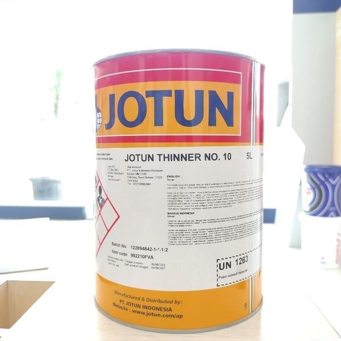 Jotun Thinner No.10 5 Ltr - Pengencer Cat Polyurethane