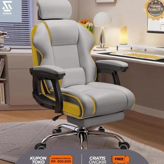 Mgg Kursi Kantor Kursi Bos Kursi Kerja Kursi Ditur Dengan Pijanakan Kaki Kursi Kulit Ergonomis Furni