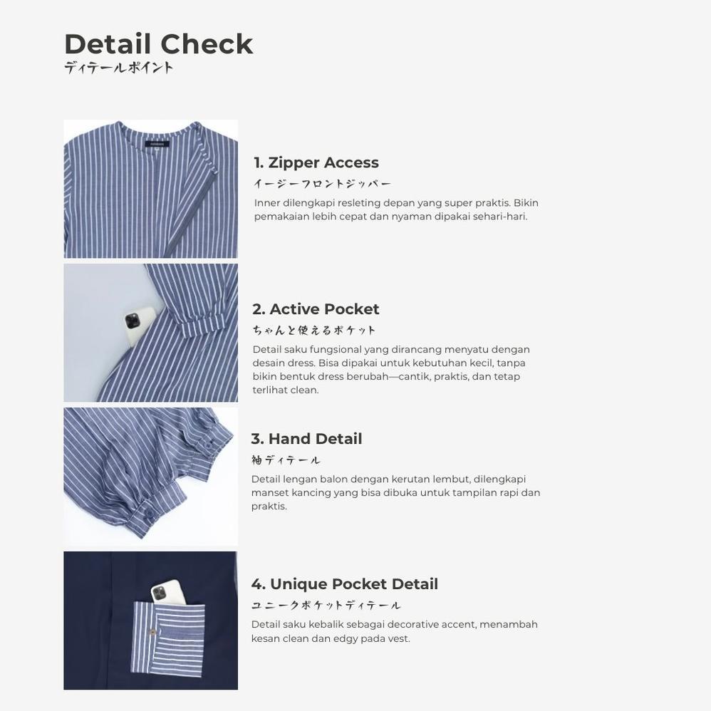 Terbaru Mininos Izumy Set Outer Strip Muslimah Kekinian