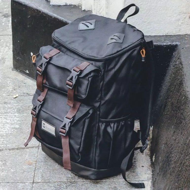 ORIGINAL AS RANSEL BOMBER 2 CASUAL DISTRO BANDUNG TAS RANSEL PRIA GUNUNG MASUK LAPTOP C063 COVER BAG