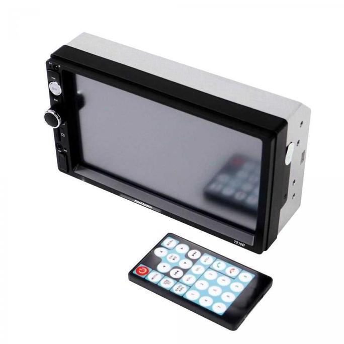 FARMUKE TAFFWARE Set Audio Mobil Bluetooth MP5 7inch Layar Sentuh 7010B Touchscreen Remot Wireless R