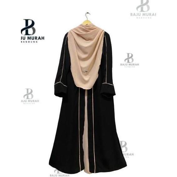 Terlaris Gamis Set Abaya Putri Syari Crinkle Airflow S-Xxl